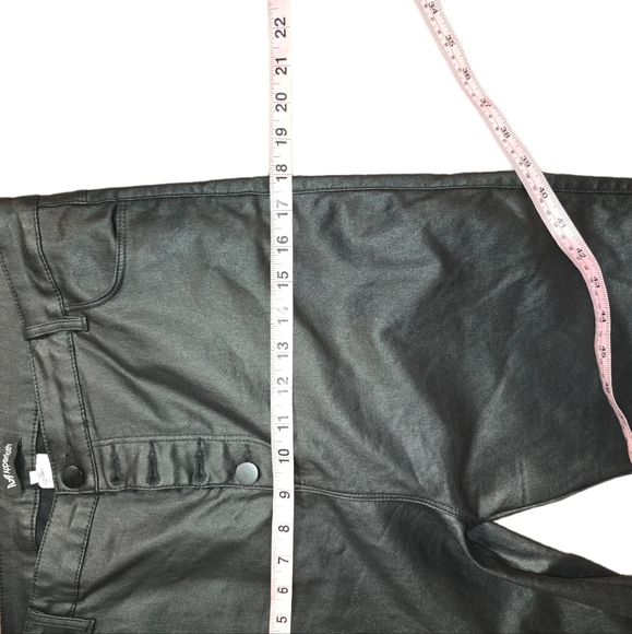 Apperloth A Plus High Waist PU Leather Skinny PantsXXL - Picture 10 of 16